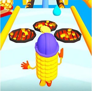 Popcorn Running 3D Online Arcade Game