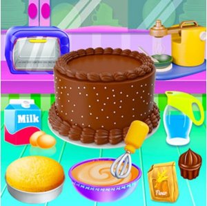 Kid Cakes Maker Cooking Bakery Online Cooking Game