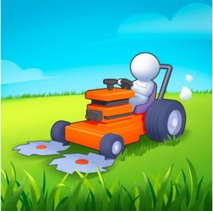 Stone Grass - The Lawn Mincer Online Arcade Game