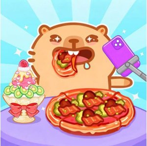 Capybara Mukbang ASMR Cooking Game Online Arcade Game