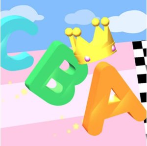 ABC Learning Race - Fun Platform Parkour Game: Educational Word Game