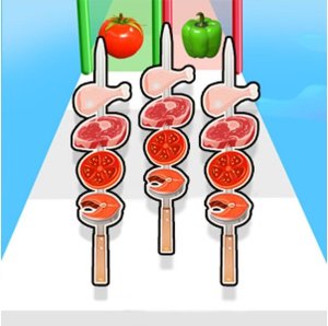 BBQ Stack Run - Fun Parkour Runner Game Online Arcade Game