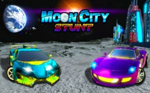 Moon City Stunt Racing Game