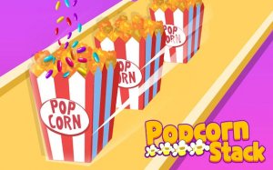 Popcorn Stack: Fun Food Stacking Online Game Arcade Game