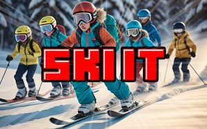 Ski It - Cartoon Skiing Challenge Online Game