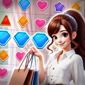 Jewel Dress Up Online Puzzle Game - Match 3 Puzzle Game