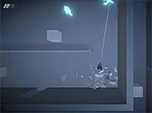 Glowing Corridor Navigator
