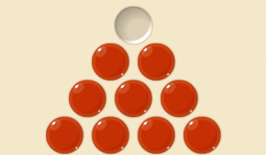 Single-Peg Puzzle Board